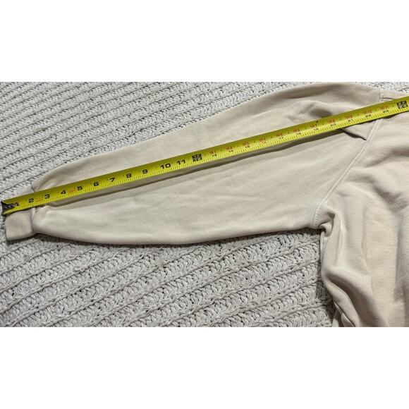 Marine Layer Enya Puff Sleeve Sweatshirt Style 16117 Womens Sz Small Cream *Flaw - Picture 6 of 16